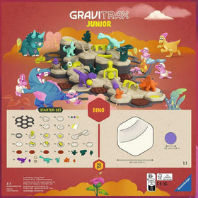 Ravensburger GraviTrax Junior dinosaur figures and themed elements for imaginative play