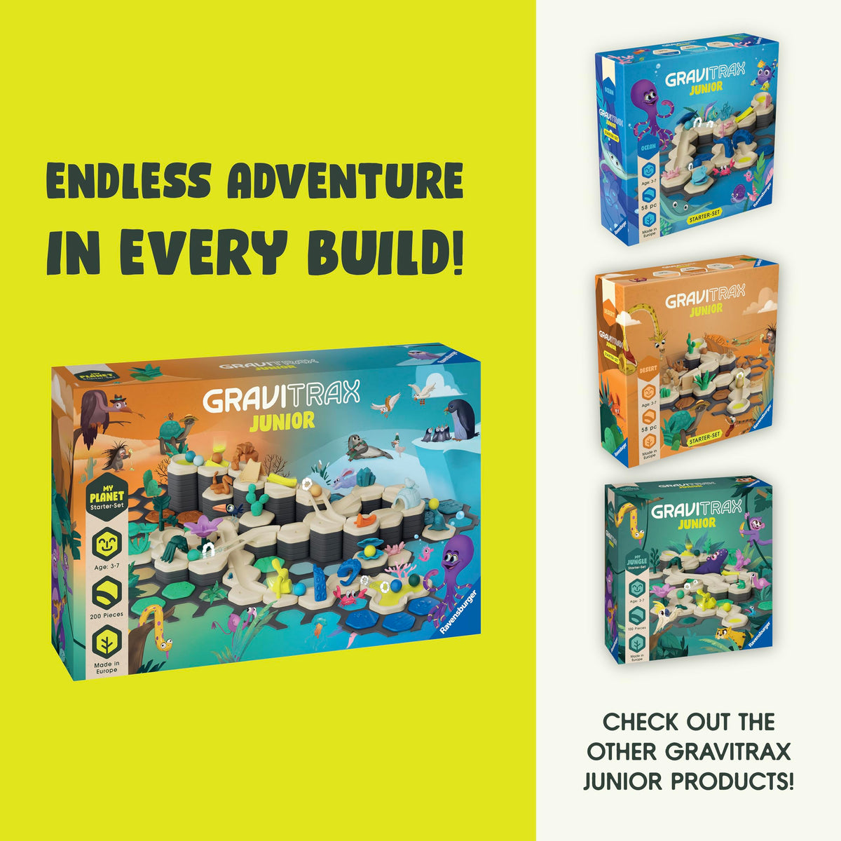 Ravensburger GraviTrax Junior XXL hands-on family play and learning