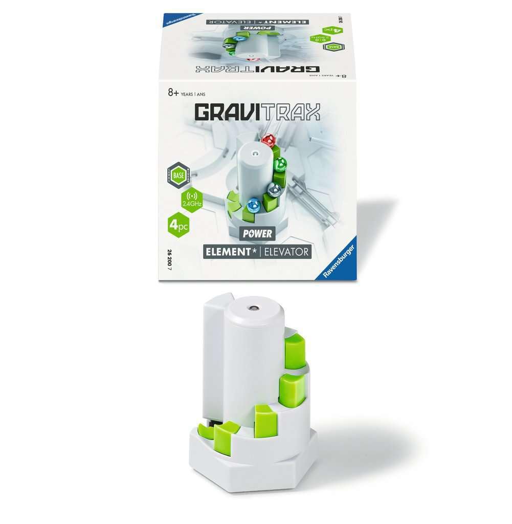Ravensburger GraviTrax POWER Elevator lifts marbles to new heights during play