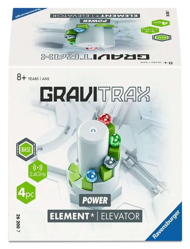 Ravensburger GraviTrax POWER Elevator setup shows quick installation for creative builds