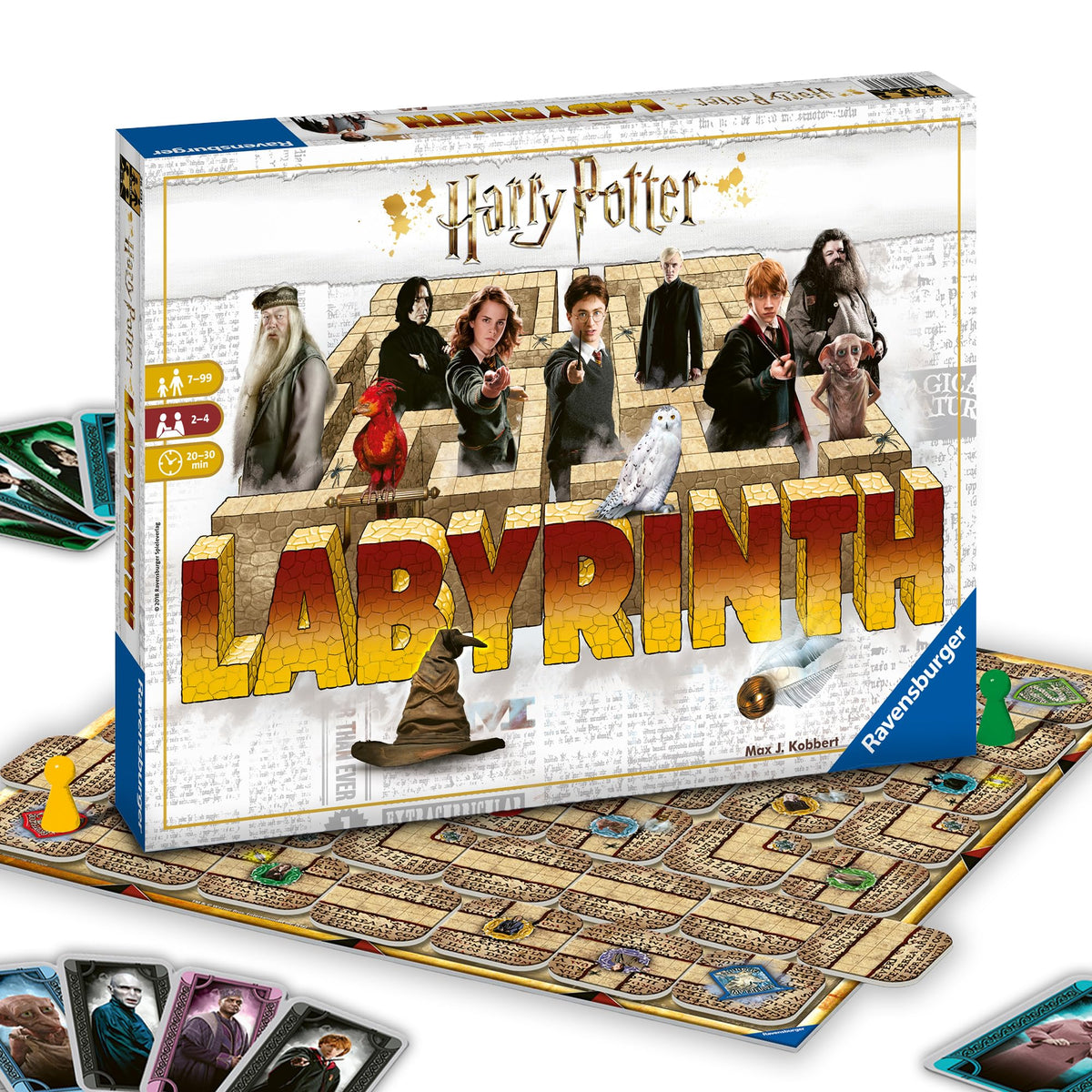 Ravensburger Harry Potter Labyrinth game board for family play with shifting paths.