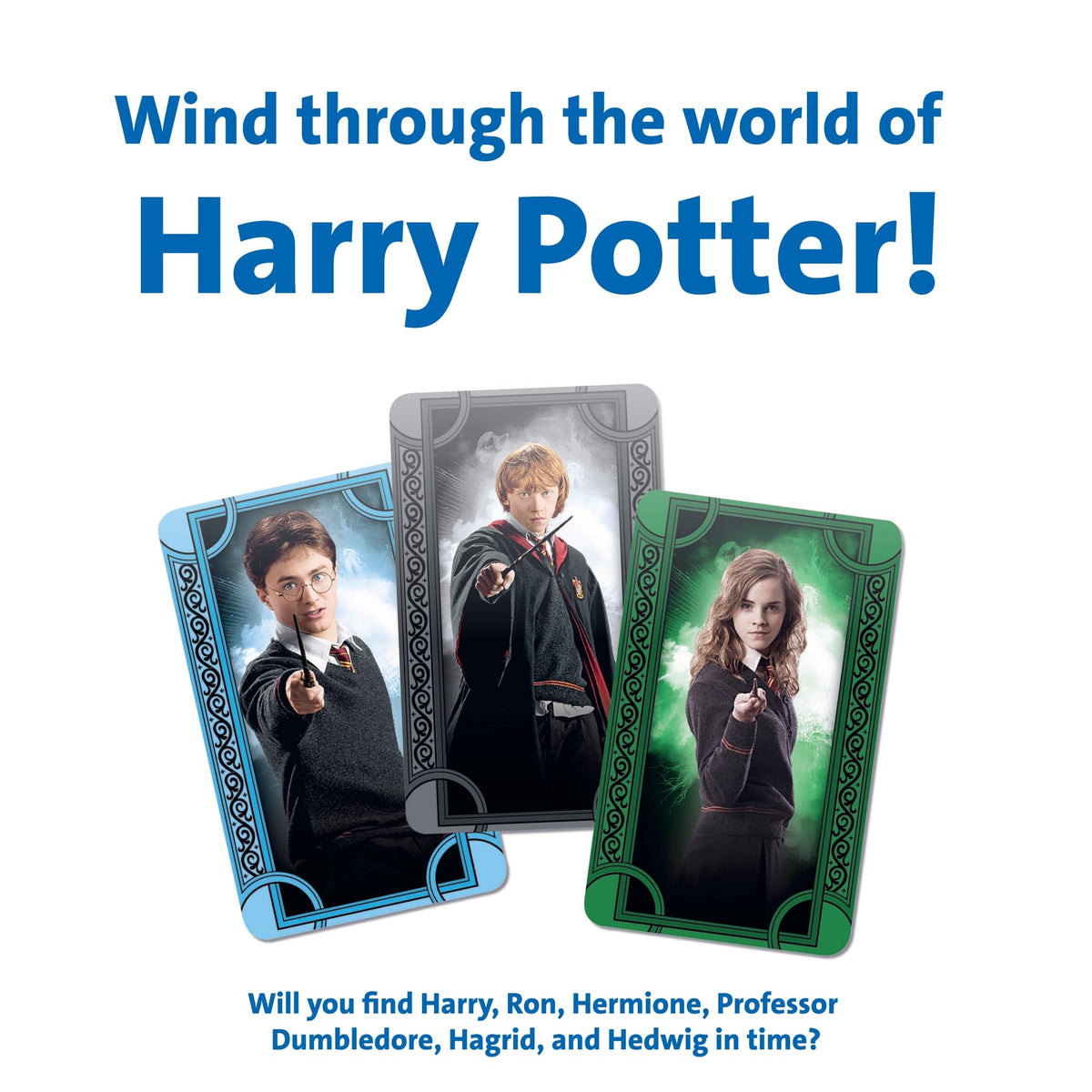 Ravensburger Harry Potter Labyrinth playing pieces enable quick setup and clear turns.