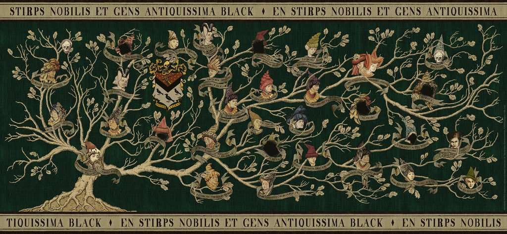 Ravensburger Sirius Black family tree artwork with vibrant colors for immersive puzzling