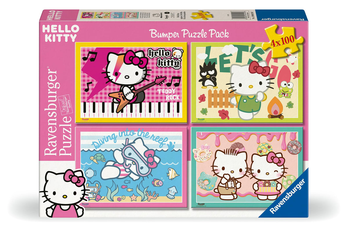 Ravensburger Hello Kitty music time puzzle boosts concentration with a bright, engaging scene
