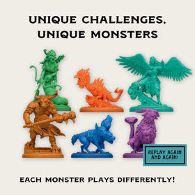 Ravensburger Horrified Greek Monsters dice and tiles support dynamic decisions