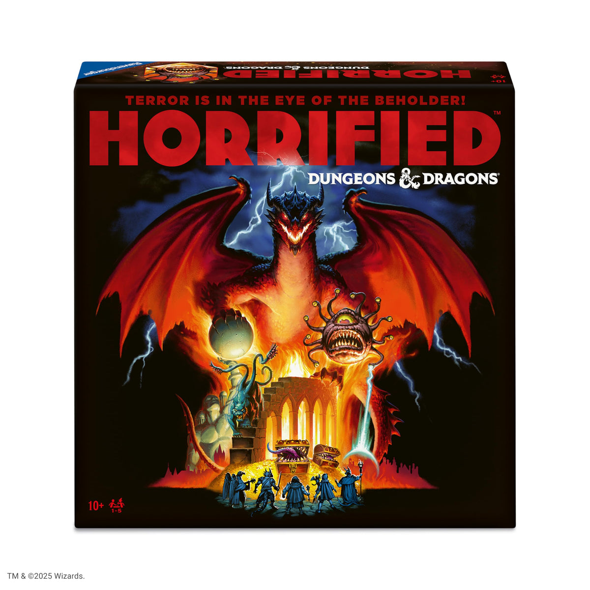 Ravensburger Horrified Red Dragon model introduces climactic encounters and resource management