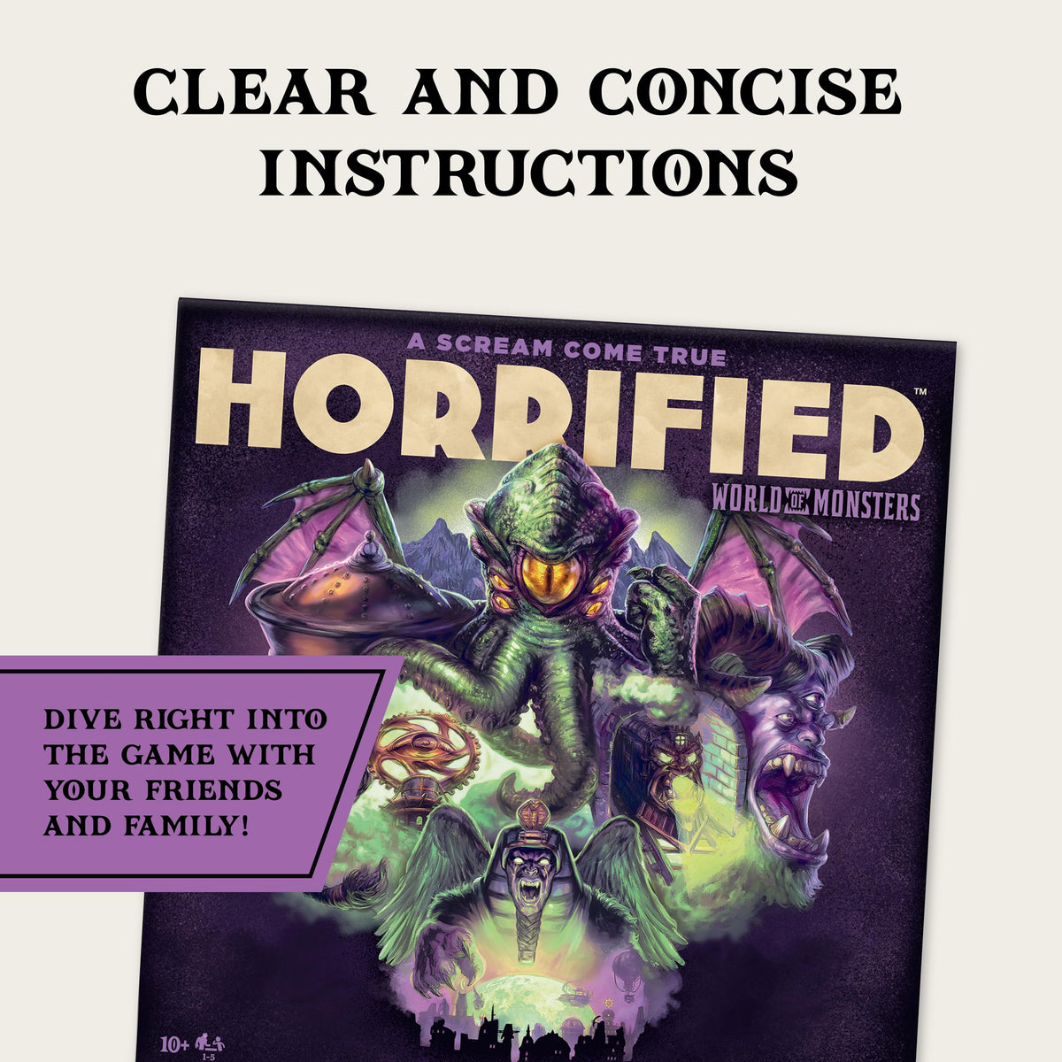Ravensburger Horrified cards enable strategic planning against monster challenges.