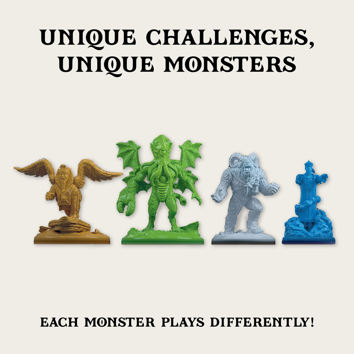 Ravensburger Horrified fabric bag keeps components organized between sessions.