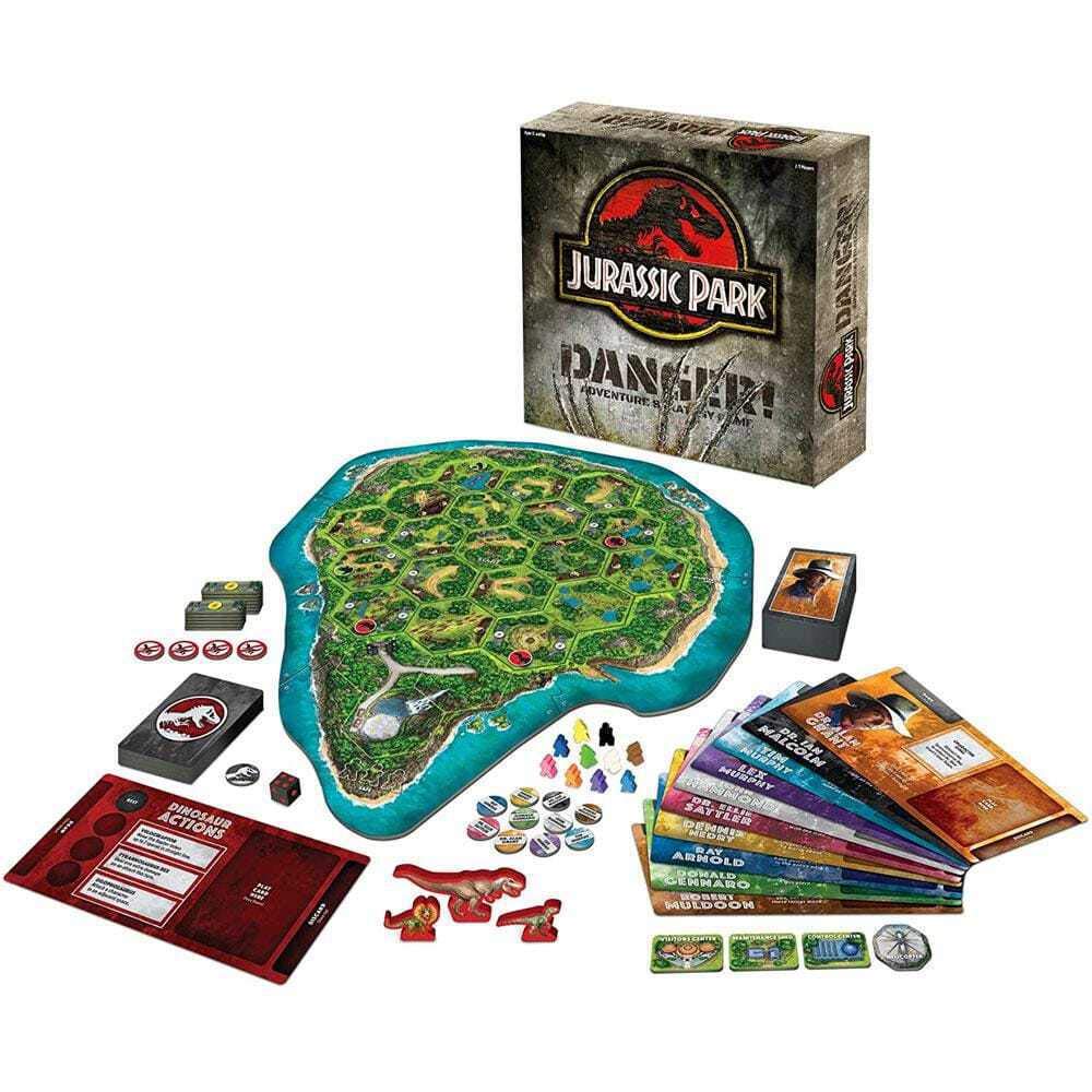 Ravensburger Jurassic Park Danger dinosaurs for tense encounters with friends