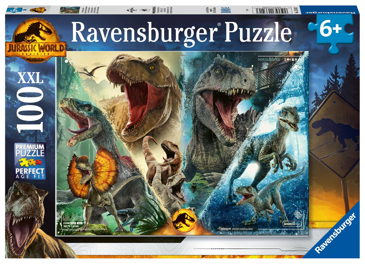 Ravensburger Jurassic World Dominion XXL 100 PC: underwater world promotes exploration and focus