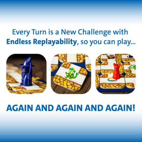 Ravensburger Labyrinth 2-4 players setup for a family game session.