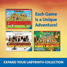 Ravensburger Labyrinth family game night ambiance with engaged players.