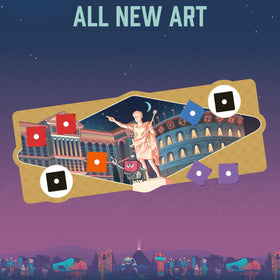 Ravensburger Las Vegas board game casinos focus on colorful venues and interaction.