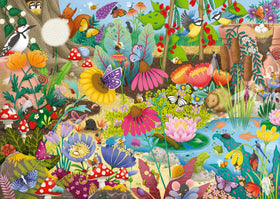 Ravensburger Little Garden World puzzle box; premium packaging ideal for gifting and organizing puzzles.