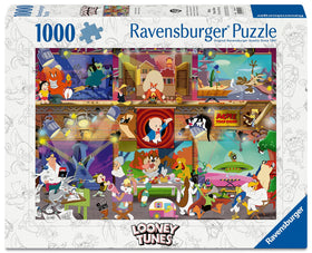 Ravensburger Looney Tunes Studio puzzle with premium board for durable builds.