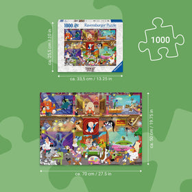 Ravensburger Looney Tunes Studio puzzle highlighting Softclick technology for smooth fitting.