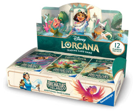 Ravensburger Lorcana Archazia's Island booster display front view, ideal for expanding your collection