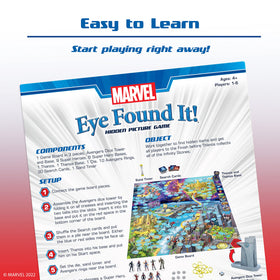 Ravensburger Marvel Eye Found It board game hidden objects card supports quick scanning