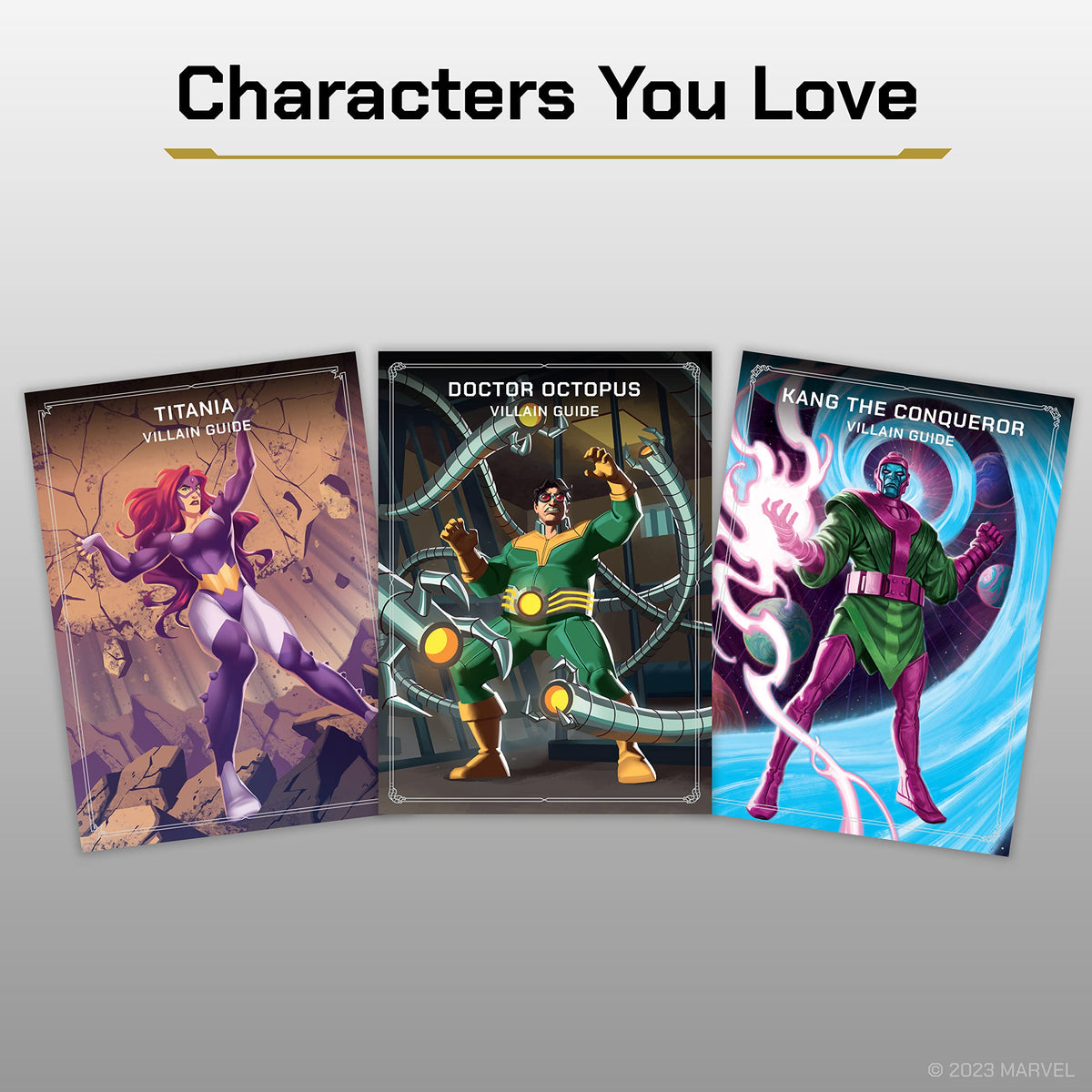 Ravensburger Marvel Villainous Twisted Ambitions: Titania in action, ideal for keen strategists.
