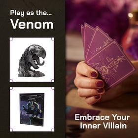 Venom bond with Spider-Man visual showing a key game mechanic