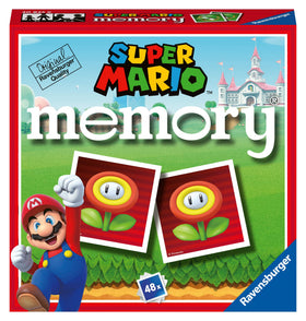 Ravensburger Memory Super Mario Italian version with 48 cards for family memory play