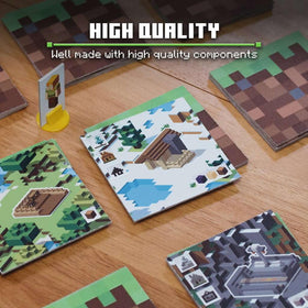 Ravensburger Minecraft Builders & Biomes unique Overworld grid for fresh strategy.
