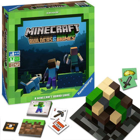 36 weapon tokens for combat actions in Ravensburger Minecraft Builders & Biomes.