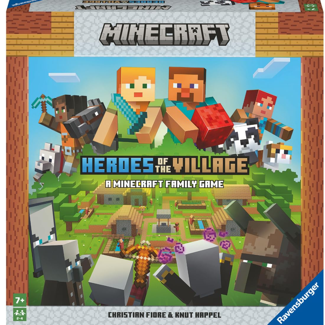 Ravensburger Minecraft Heroes of the Village map layout supports cooperative exploration