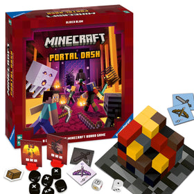 Ravensburger Minecraft Portal Dash game board, ideal for family game night.