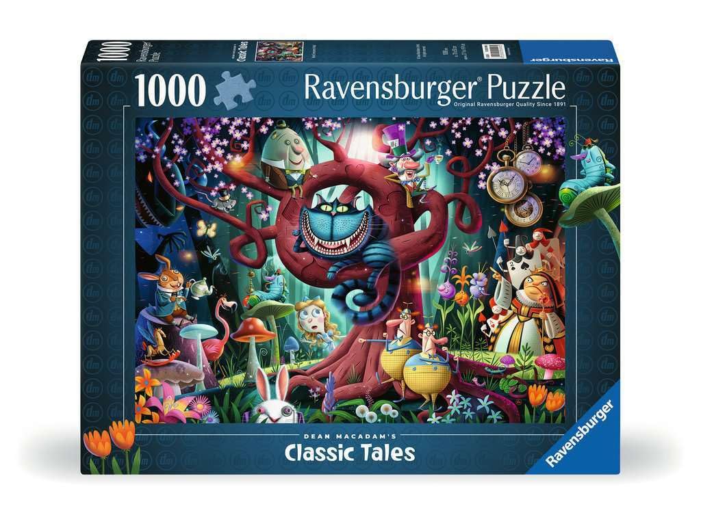 Ravensburger Most Everyone is Mad puzzle: Alice portrait—mindful, screen-free relaxation for adults