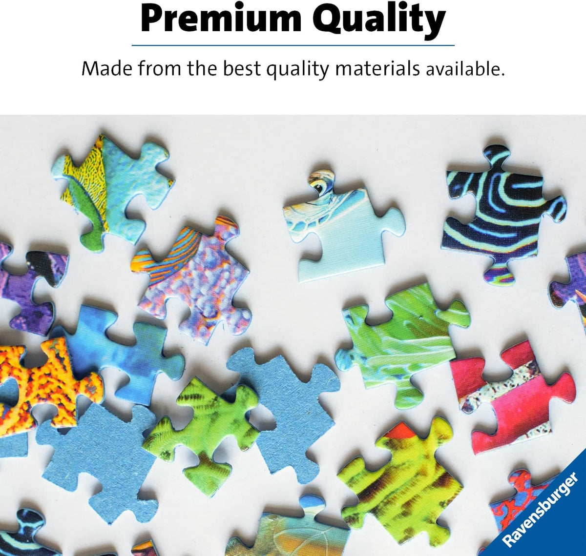 Ravensburger museum-quality linen paper provides glare-free visuals.