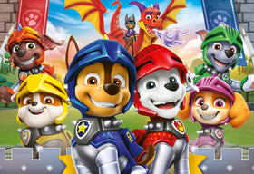 Ravensburger Paw Patrol puzzle features Rubble, Zuma, Chase and friends for 3+ play learning.