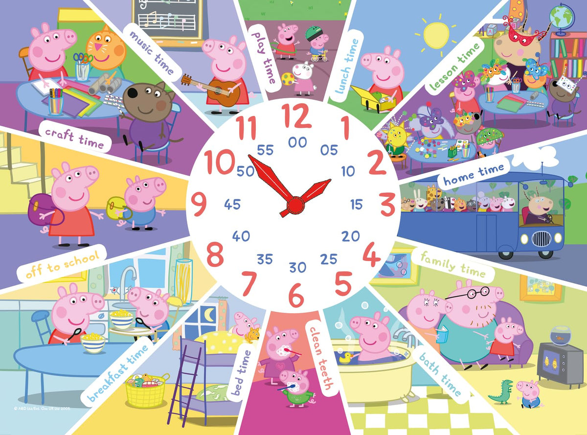 Ravensburger Peppa Pig day-in-life scene: relatable routine to boost focus during puzzling