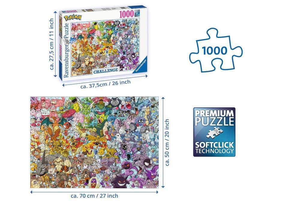 Ravensburger Pokémon character grouping highlights color clusters for solving strategy