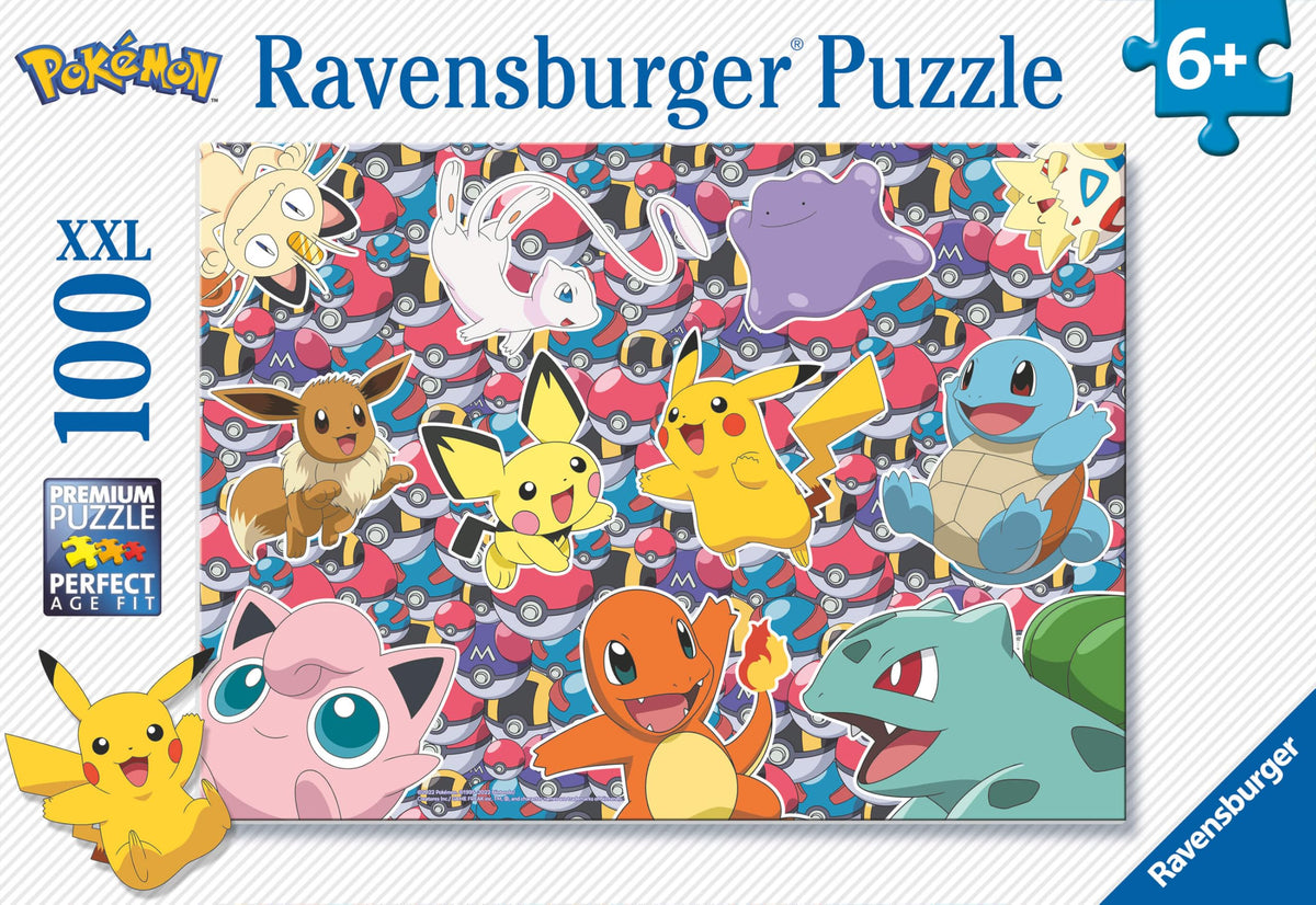 Ravensburger Pokemon jigsaw close-up piece highlights premium materials and durability.
