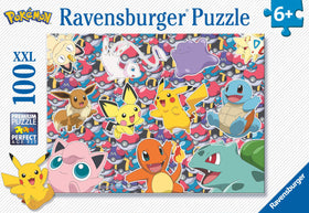 Ravensburger Pokemon jigsaw close-up piece highlights premium materials and durability.