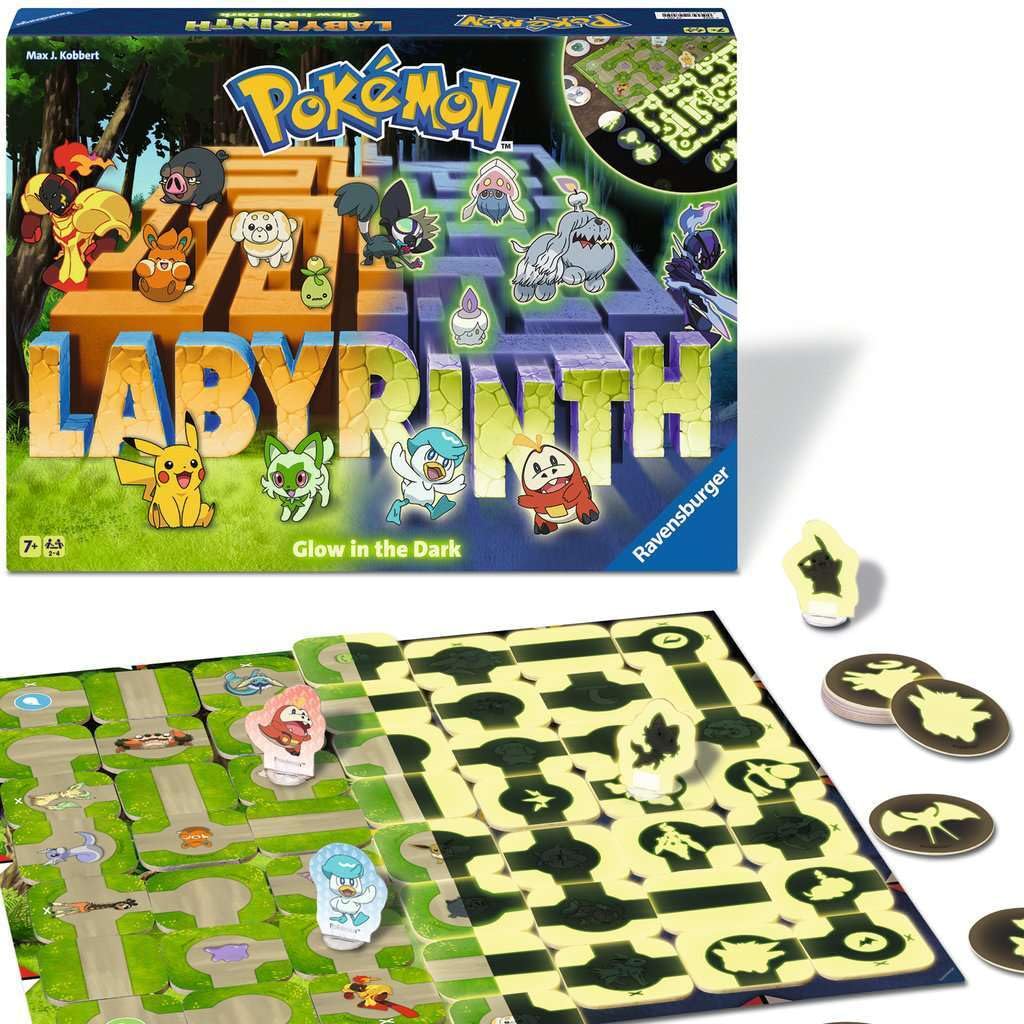 Ravensburger Pokémon Labyrinth Glow in the Dark makes family game night more magical.