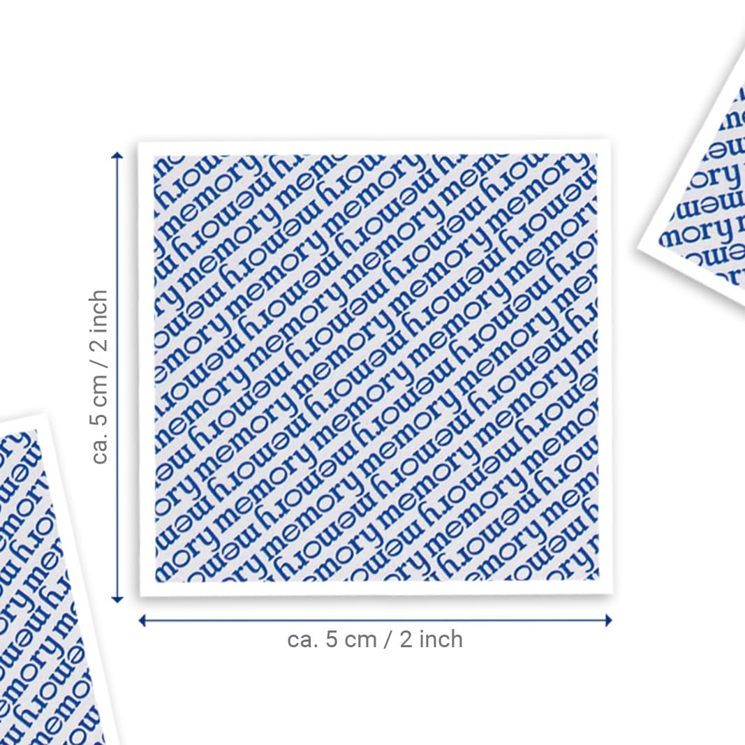 5 cm cards fit little hands for easy flip-and-find play.