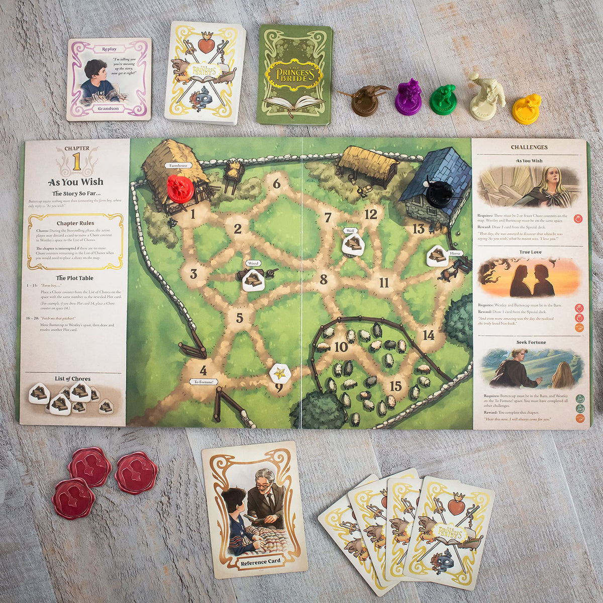 Ravensburger Princess Bride Player Reference cards simplify learning and strategy