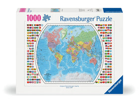 Ravensburger puzzle-in-progress detail shows interlocking pieces for a satisfying fit.