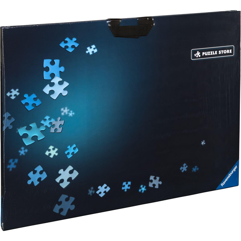 Ravensburger Puzzle-Store assembly board shows 28 by 20 inch space for large puzzles.