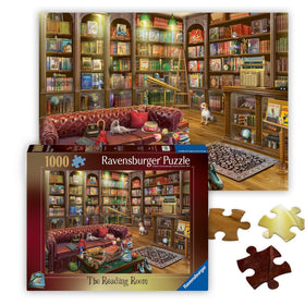 Ravensburger The Reading Room: cozy library interior for quiet evenings