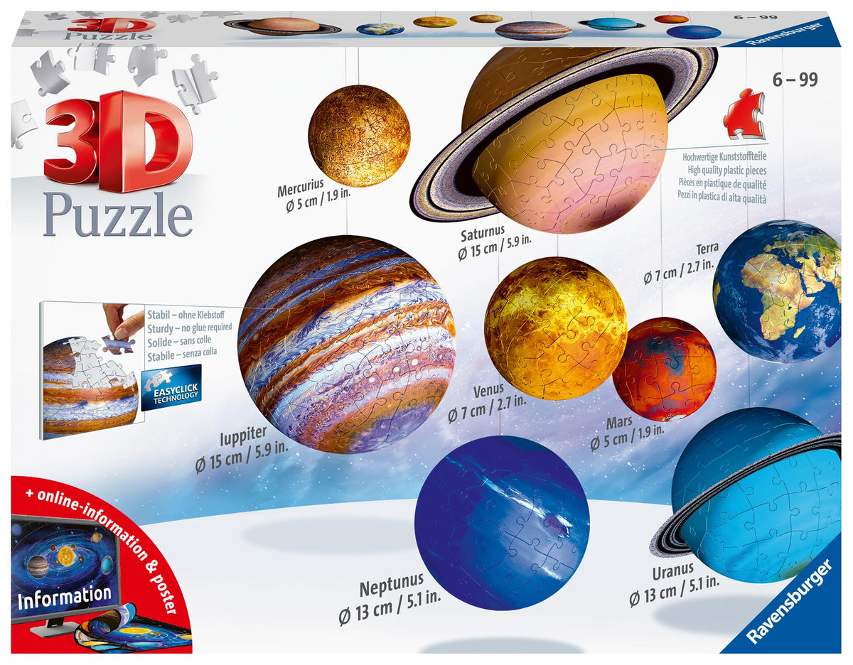 Ravensburger room-ready solar system display adds a playful educational focal point