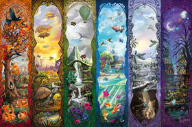 Ravensburger The Six Portals 7000-piece puzzle cover art inviting long puzzling sessions.