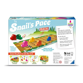 Ravensburger Snail's Pace Race design captivates preschoolers with award-winning appeal.