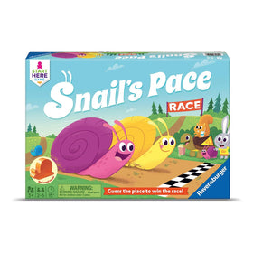 Ravensburger Snail's Pace Race is ideal for short, inclusive family play.