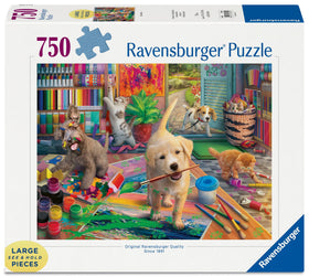 Ravensburger Softclick technology interlock close-up showing precise piece fit.