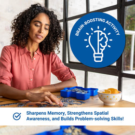 Ravensburger Softclick technology ensures snug fits and steady progress.