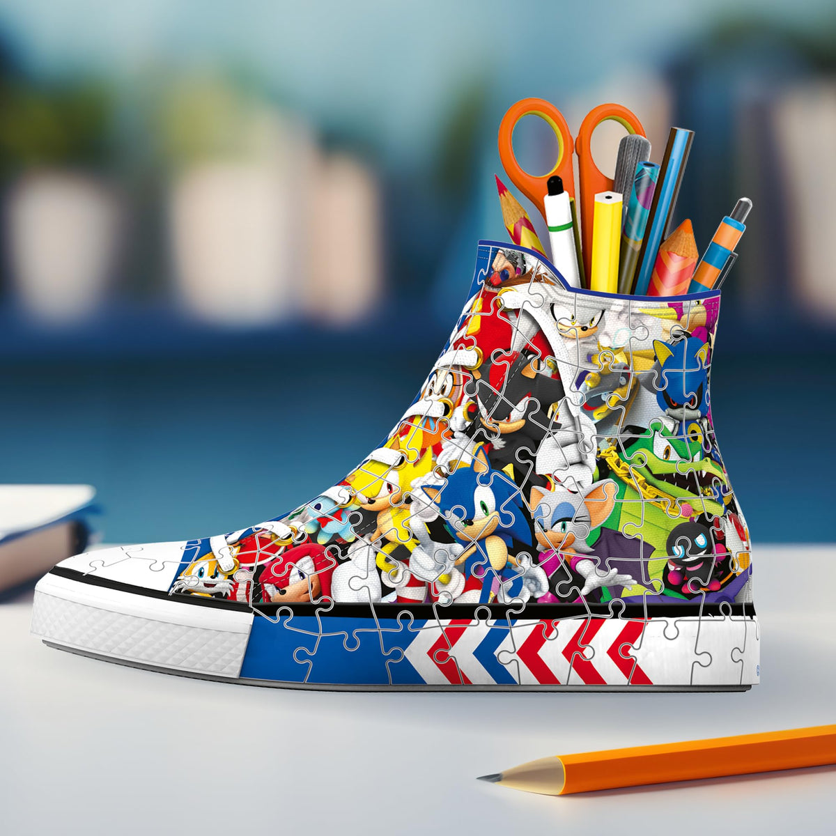 Ravensburger Sonic Desk Decor that doubles as a practical organizer on your desk.