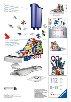Ravensburger Sonic Sneaker Dimensions roughly 21.4 cm long and 13.5 cm high.